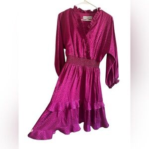 Emma & Michele Fuchsia Ruffle Dress
🆕